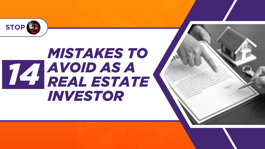 This image is about 14 mistakes to avoid as a real estate investor in Nigeria
